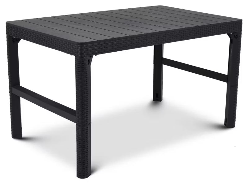 Havebord Lyon 116x71 cm Grafit