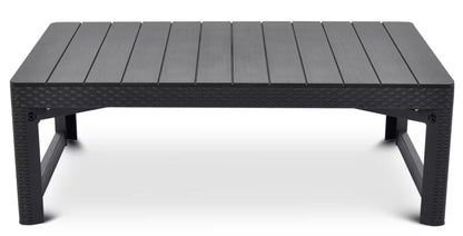 Havebord Lyon 116x71 cm Grafit