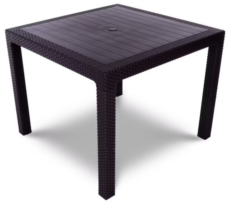 Havebord Melody Quartet 95x95 cm Brun