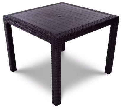 Havebord Melody Quartet 95x95 cm Brun