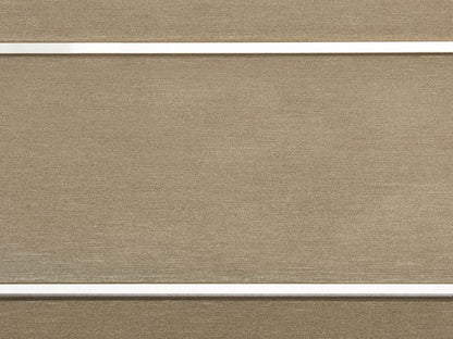 Havebord Messina 100x52 cm Hvid Aluminium