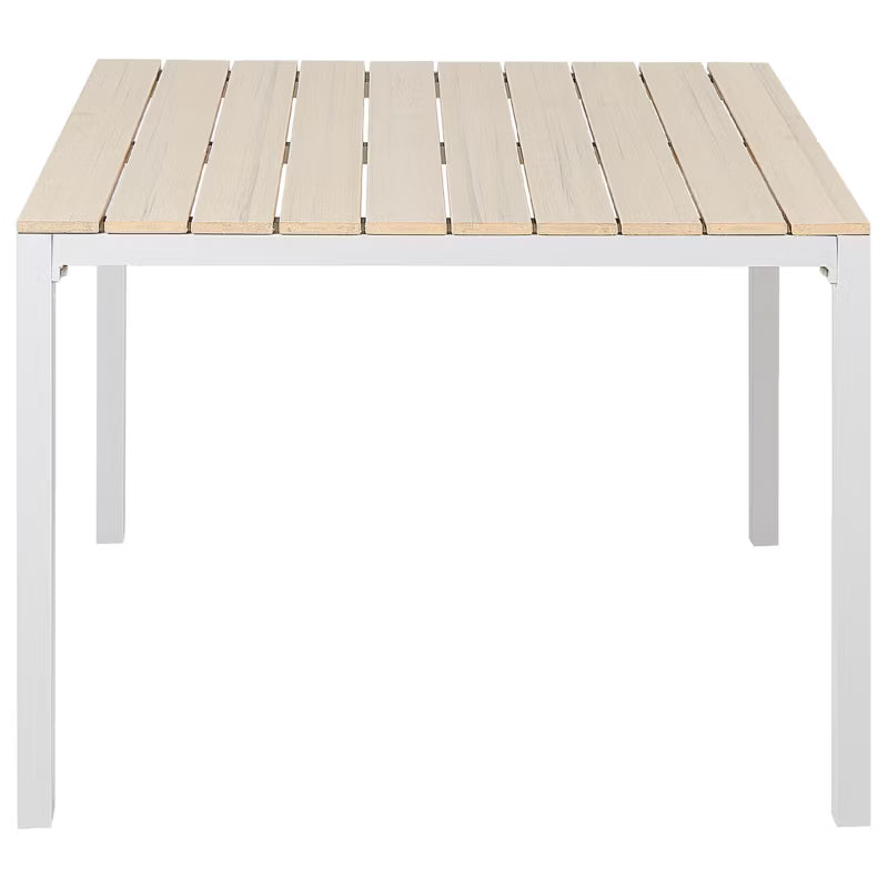 Havebord Prato 95x95 cm Beige Aluminium