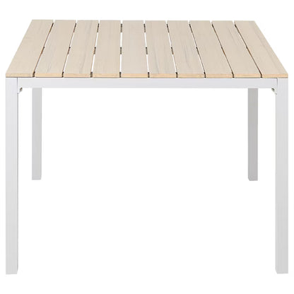 Havebord Prato 95x95 cm Beige Aluminium