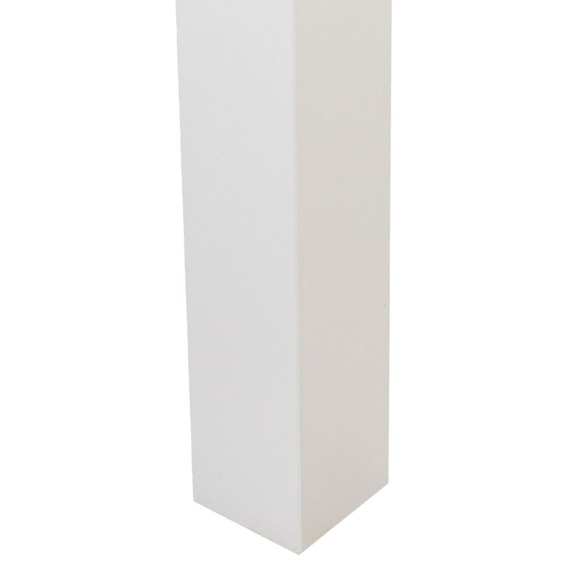 Havebord Prato 95x95 cm Beige Aluminium