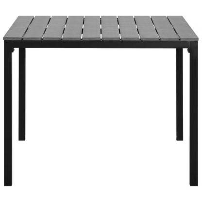 Havebord Prato 95x95 cm Grå Aluminium