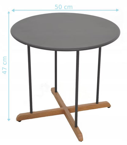 Havebord Ronda Rund 50 cm Stål