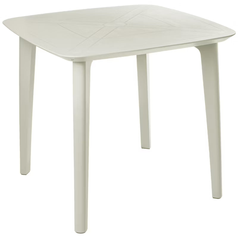 Havebord Sorico 86x86 cm Beige Plast