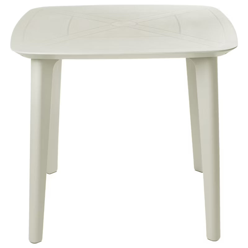 Havebord Sorico 86x86 cm Beige Plast