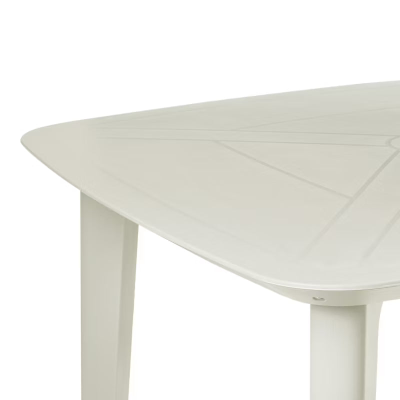 Havebord Sorico 86x86 cm Beige Plast