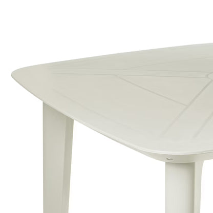 Havebord Sorico 86x86 cm Beige Plast