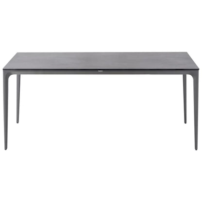 Havebord Sovareto 180x90 cm Mørkegrå Aluminium