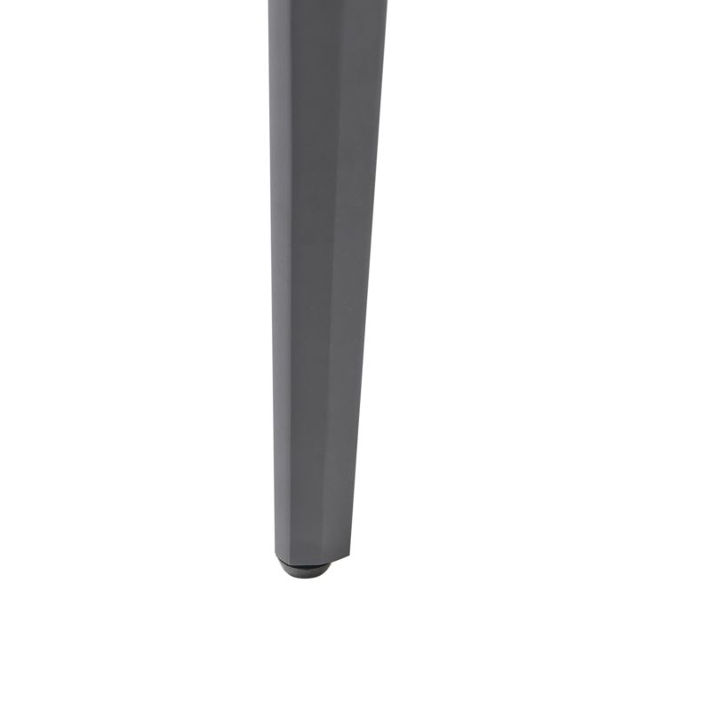 Havebord Sovareto 180x90 cm Mørkegrå Aluminium