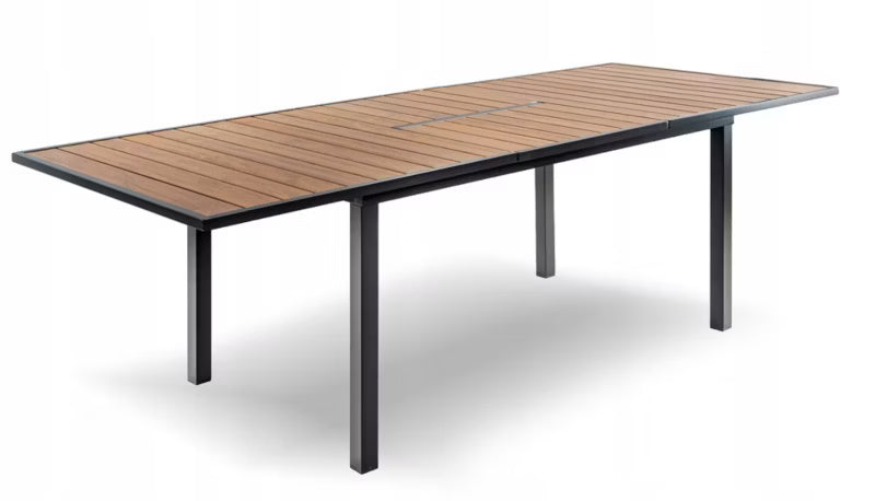 Havebord Terry 238x100 cm Udtrækkeligt Aluminium