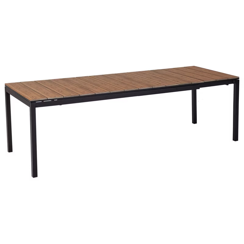Havebord Tofane 198-248x90 cm Brun Udtrækkeligt