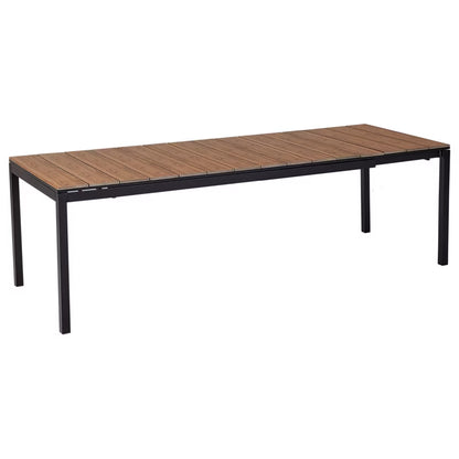 Havebord Tofane 198-248x90 cm Brun Udtrækkeligt