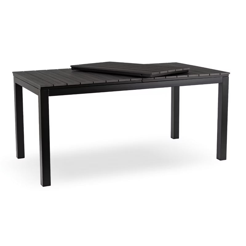 Havebord Udtrækkeligt 160-210x90 cm Grå