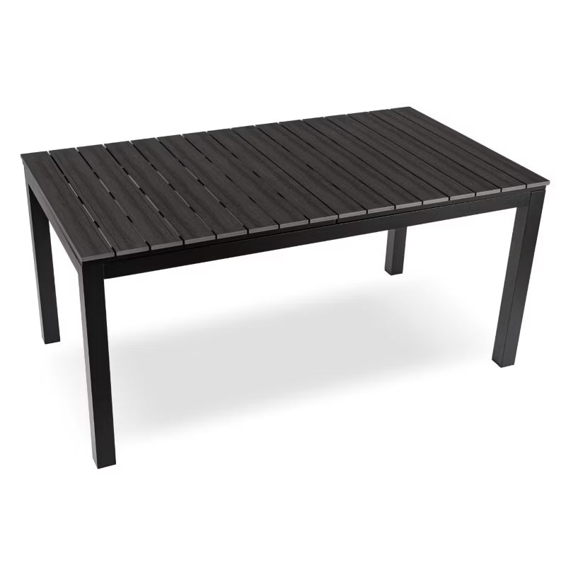 Havebord Udtrækkeligt 160-210x90 cm Grå