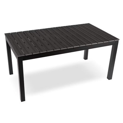 Havebord Udtrækkeligt 160-210x90 cm Grå
