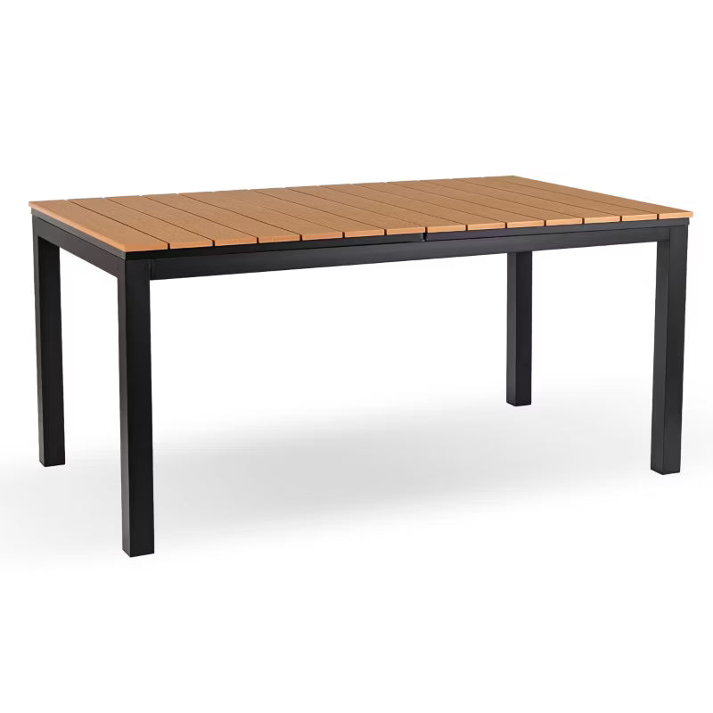 Havebord Udtrækkeligt ARGOS 140-180 cm Egetræ Sort