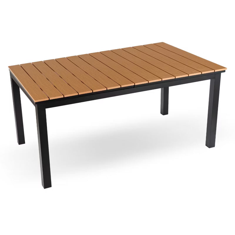 Havebord Udtrækkeligt ARGOS 140-180 cm Egetræ Sort