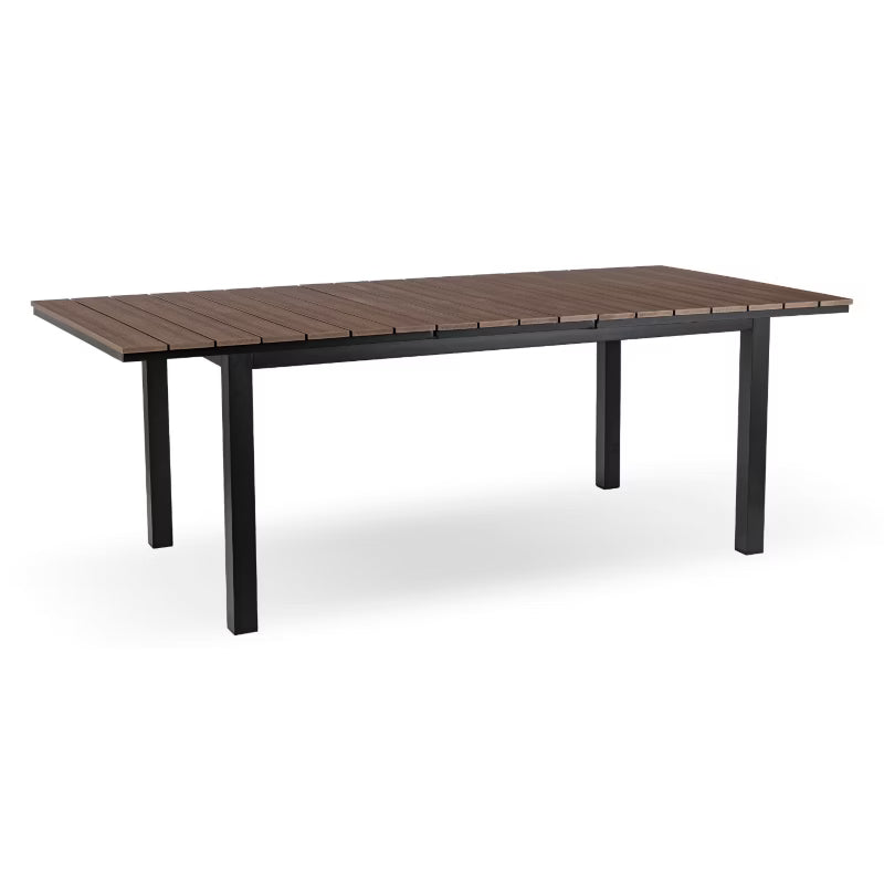 Havebord Udtrækkeligt ARGOS 140-180x90 cm Valnød Sort