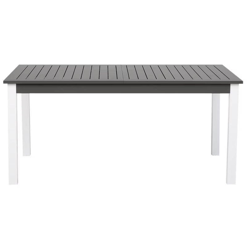 Havebord Udtrækkeligt Pancole 168-248x100 cm Grå Aluminium