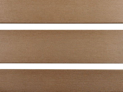 Havebord Vernio 180x90 cm Brun og Sort Aluminium