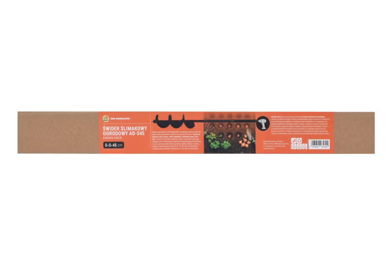 Havebordsbor AD-545 5x45 cm Sort