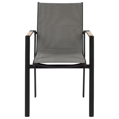 Havebordsstol Busseto Sort Metal