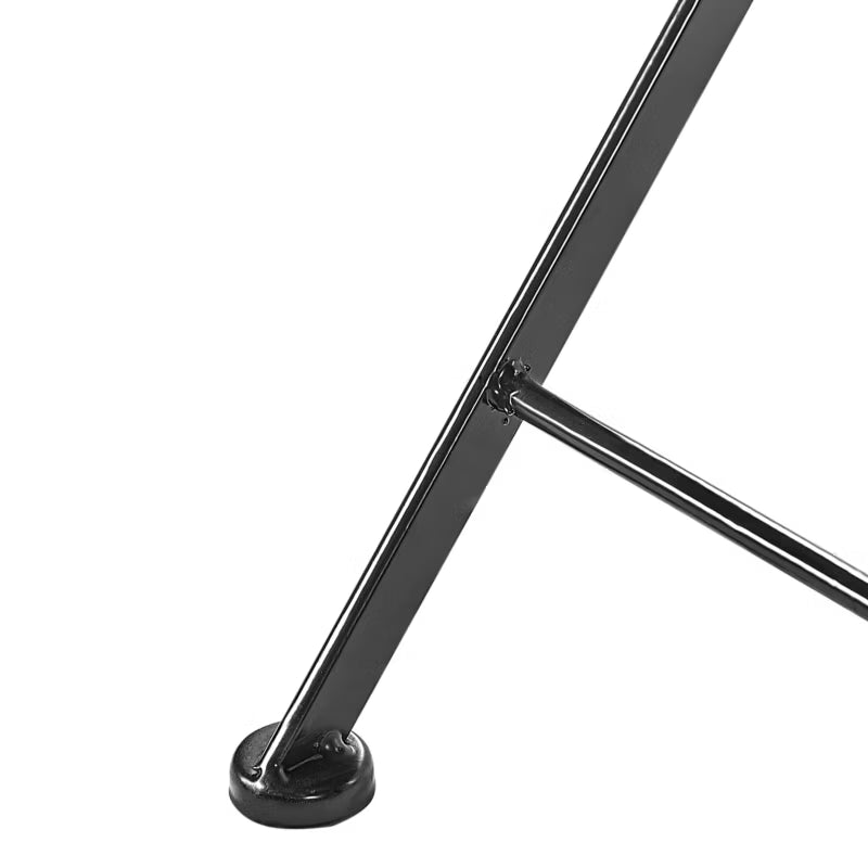 Havebordsstol Camprena 40x45x90 cm Sort Metal 2 Stk