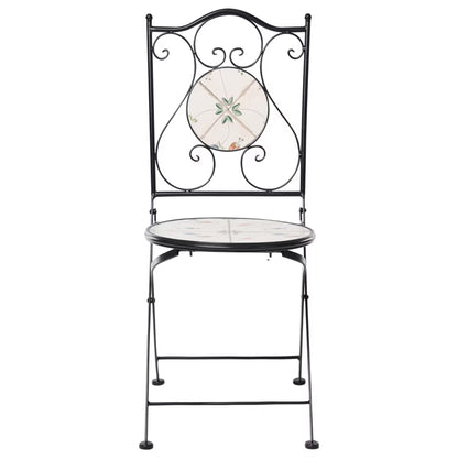 Havebordsstol Carona Skadbar 40x45x90 cm Sort 2 Stk.