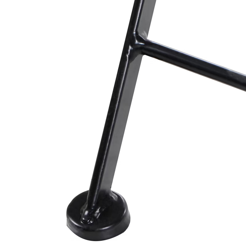 Havebordsstol Chapeco 40x45x90 cm Sort Metal 2 Stk.