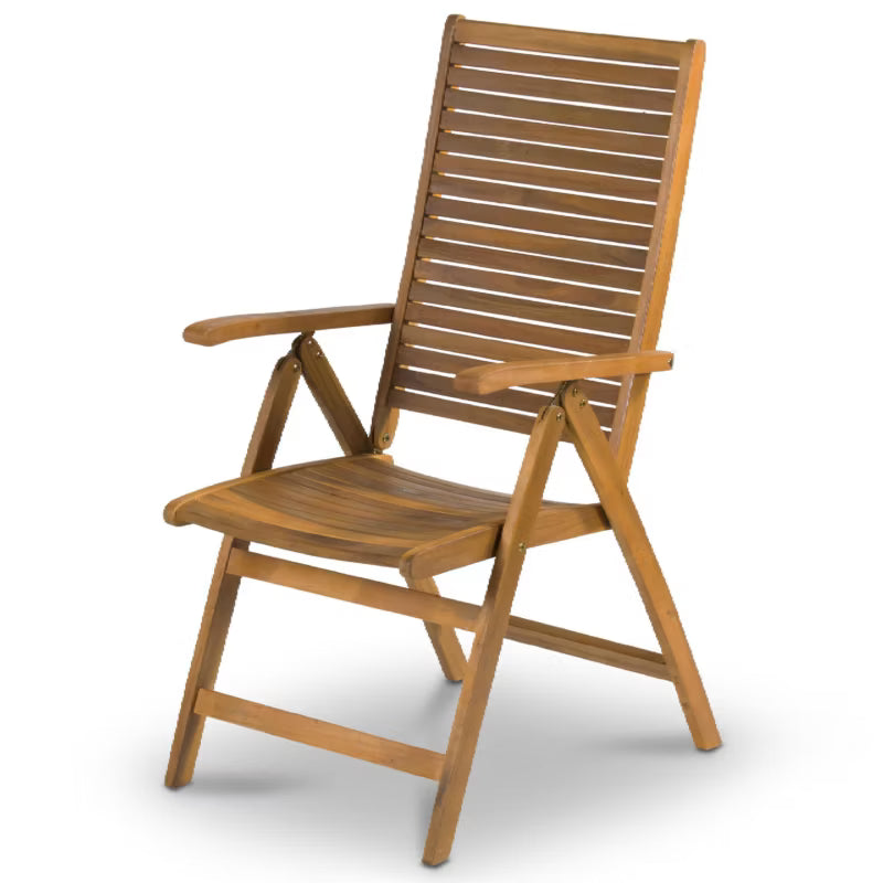 Havebordsstol FDZN 4101-T 58x74x105 cm Brun Akacietræ