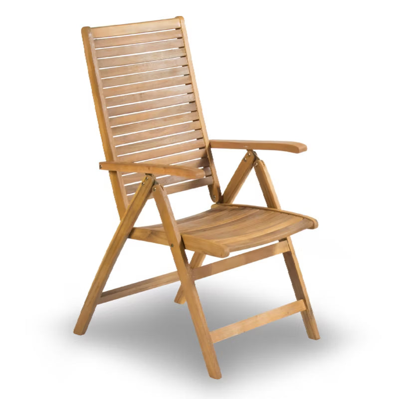 Havebordsstol FDZN 4101-T 58x74x105 cm Brun Akacietræ
