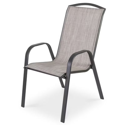 Havebordsstol FDZN 5112 4-Pak Beige Metal