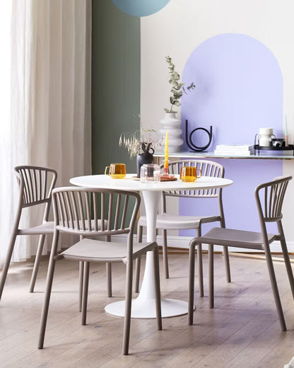 Havebordsstol Gela 4 Stk. Beige