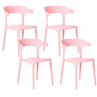 Havebordsstol Gubbio 50x49x76 cm Lyserød 4 Stk.