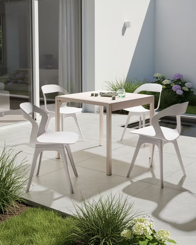 Havebordsstol Lachania 4-Pak Beige