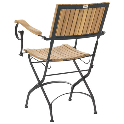 Havebordsstol Lascari Akacietræ Lysebrun 2 Stk