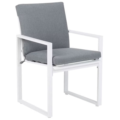 Havebordsstol Pancole 54x51x89 cm Grå 2 Stk