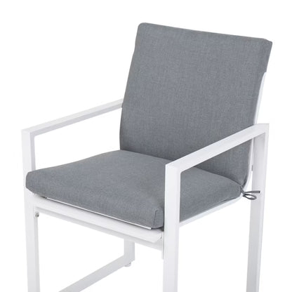 Havebordsstol Pancole 54x51x89 cm Grå 2 Stk