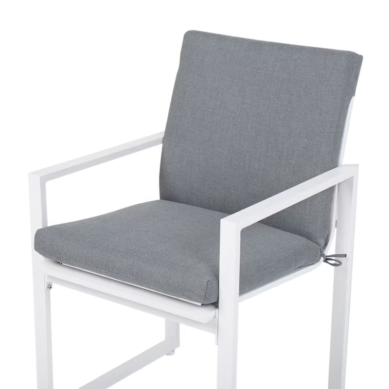 Havebordsstol Pancole 54x51x89 cm Grå 2 Stk