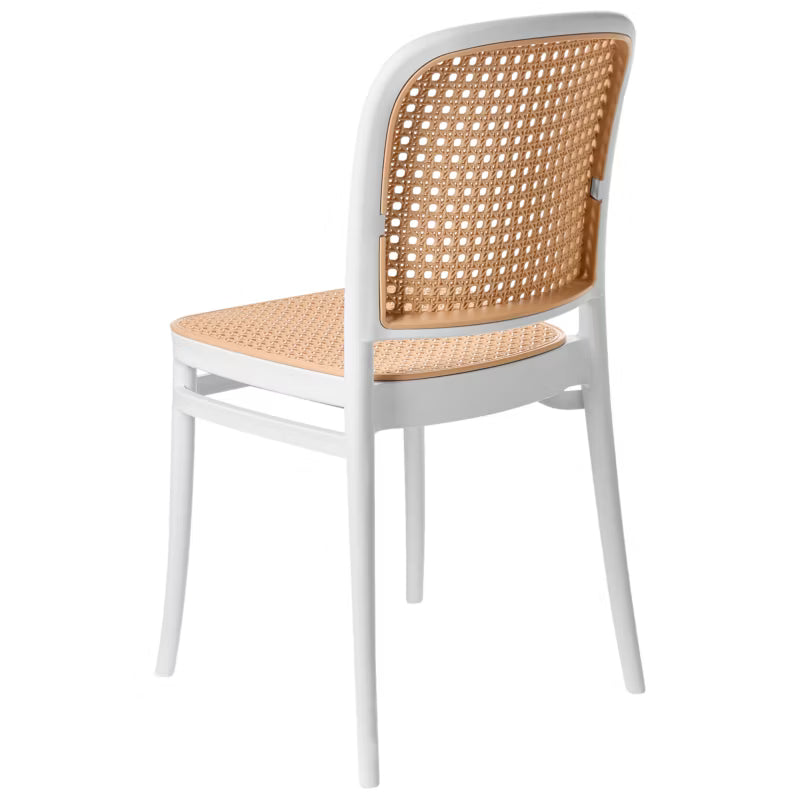 Havebordsstol Plose 4-Pak Hvid og Beige