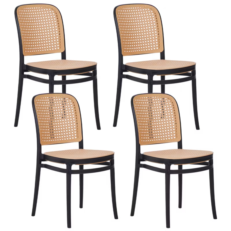 Havebordsstol Plose 41x43x85 cm Beige 4 Stk.