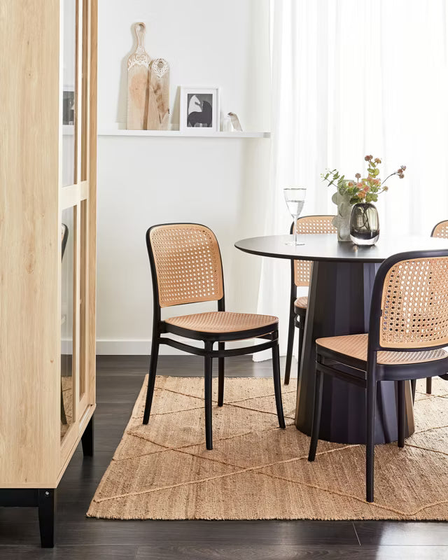 Havebordsstol Plose 41x43x85 cm Beige 4 Stk.