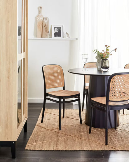 Havebordsstol Plose 41x43x85 cm Beige 4 Stk.