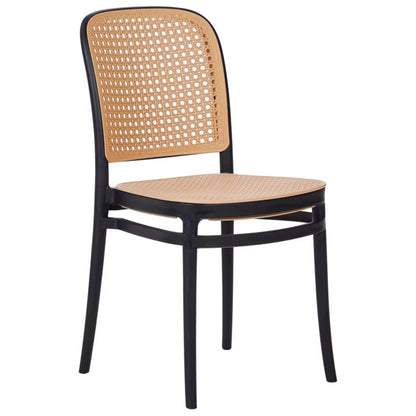 Havebordsstol Plose 41x43x85 cm Beige 4 Stk.