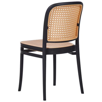 Havebordsstol Plose 41x43x85 cm Beige 4 Stk.