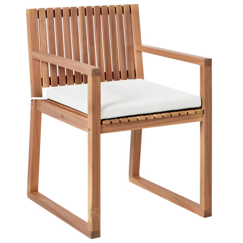 Havebordsstol Sassari II Premium 54x59x80 cm Akacietræ 2 Stk.