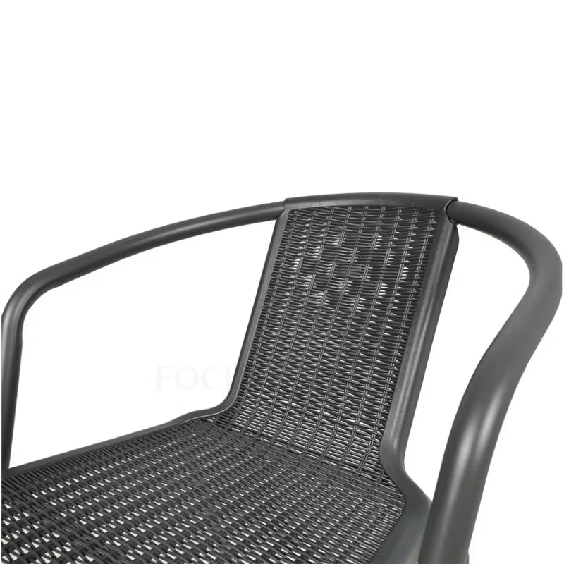Havebordsstol Simple 55x57x72 cm Grafit 8 Stk.